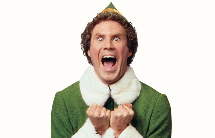 Buddy the elf excited