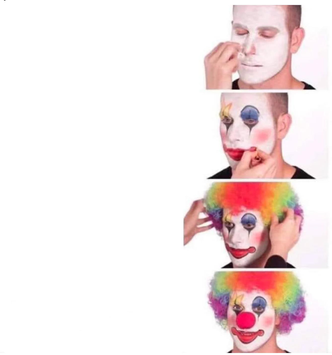 clown makeup