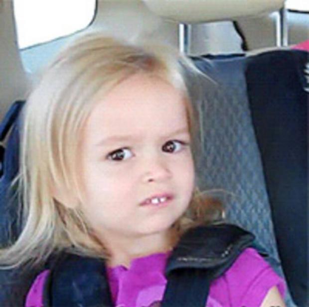 Confused Little Girl