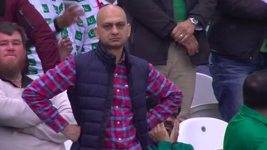 Disappointed Muhammad Sarim Akhtar