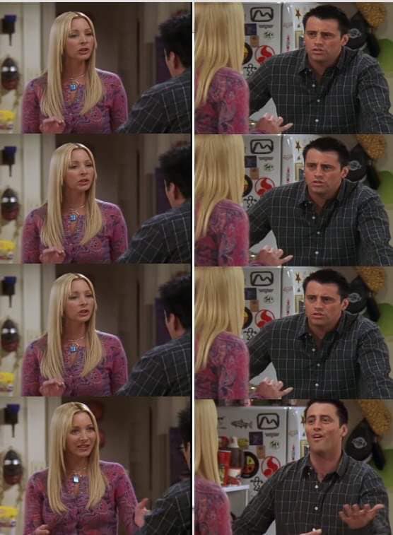 Friends Joey teached french
