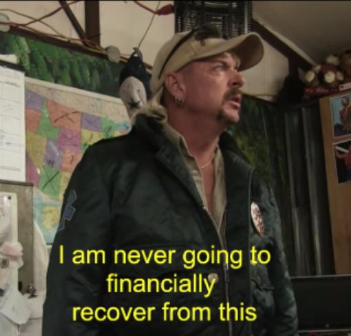Joe Exotic Financially Recover