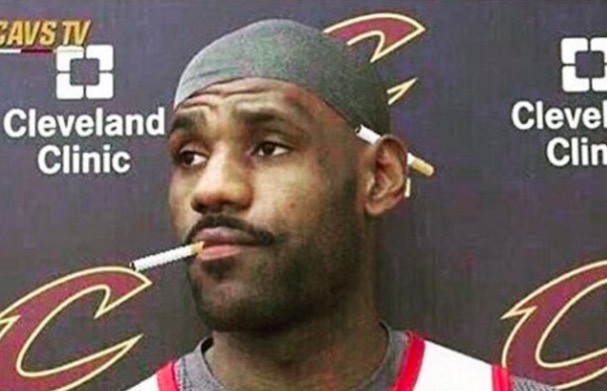Lebron cigarette 