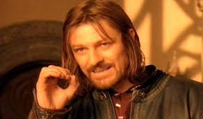 One does not simply blank