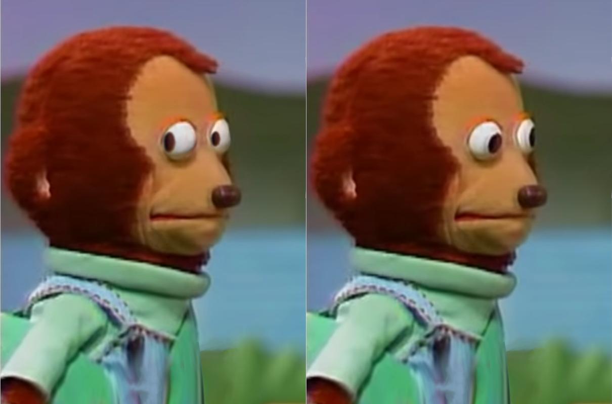 puppet Monkey looking away
