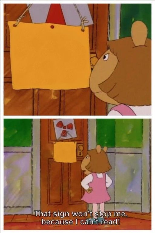 That sign won't stop me!