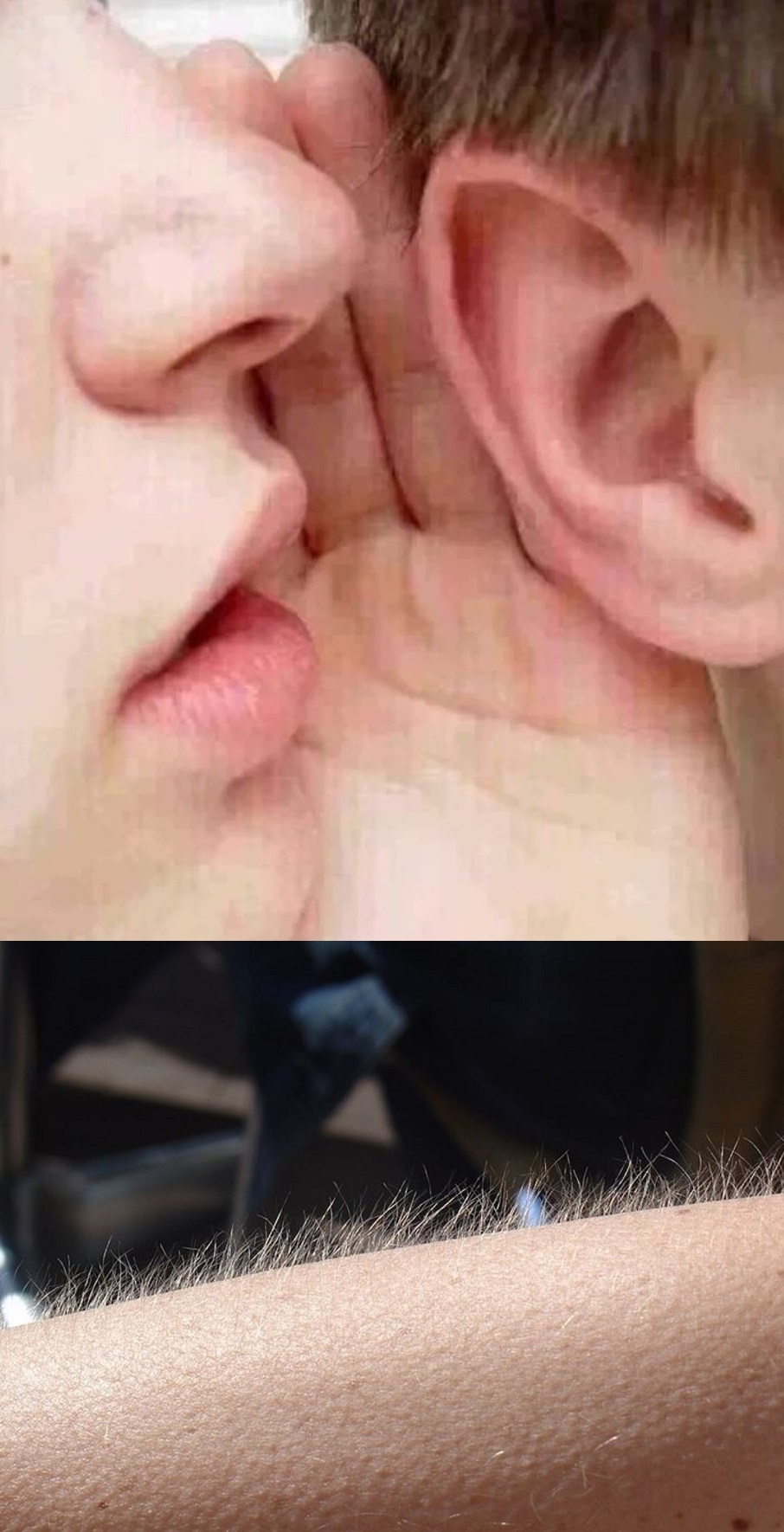 whisper in ear goosebumps
