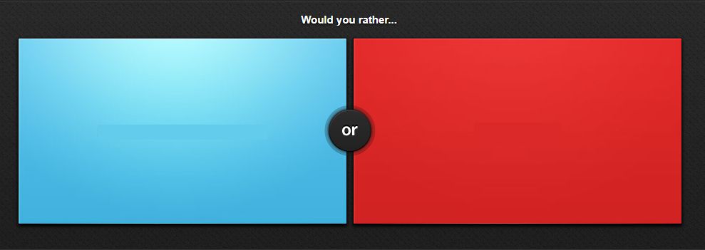 Would you rather